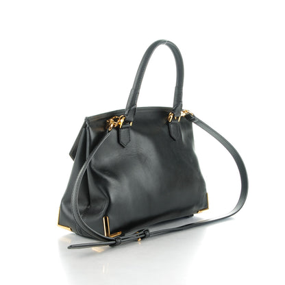 Alexander Wang Calfskin Large Marion Black Pale Gold Hardware 3 of 7