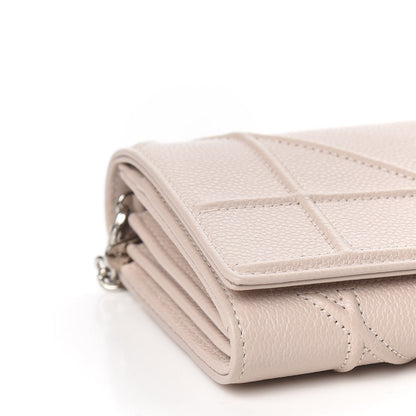 Christian Dior Grained Calfskin Diorama Croisiere Chain Wallet Rose Poudre 8 of 10