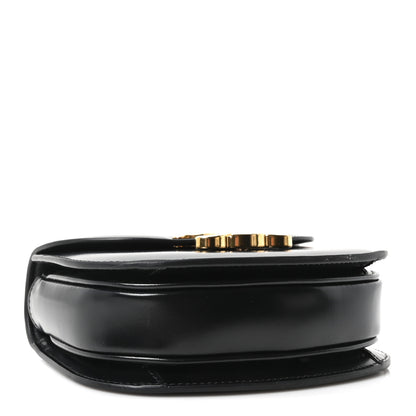 Celine Shiny Calfskin Triomphe Mini Besace Clea Black 4 of 10