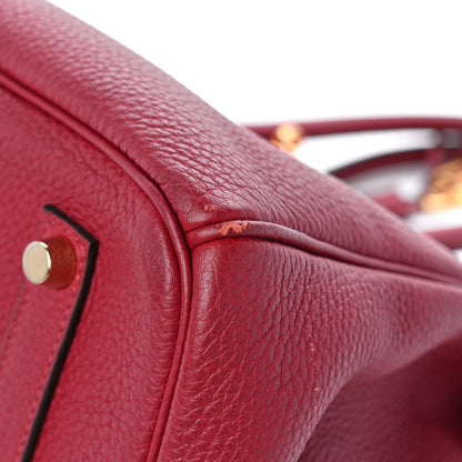 Hermes Togo Birkin 35 Rouge Grenat 10 of 14