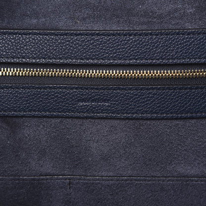 Celine Soft Grained Calfskin Small Belt Cabas Phantom Navy Blue 6 of 9