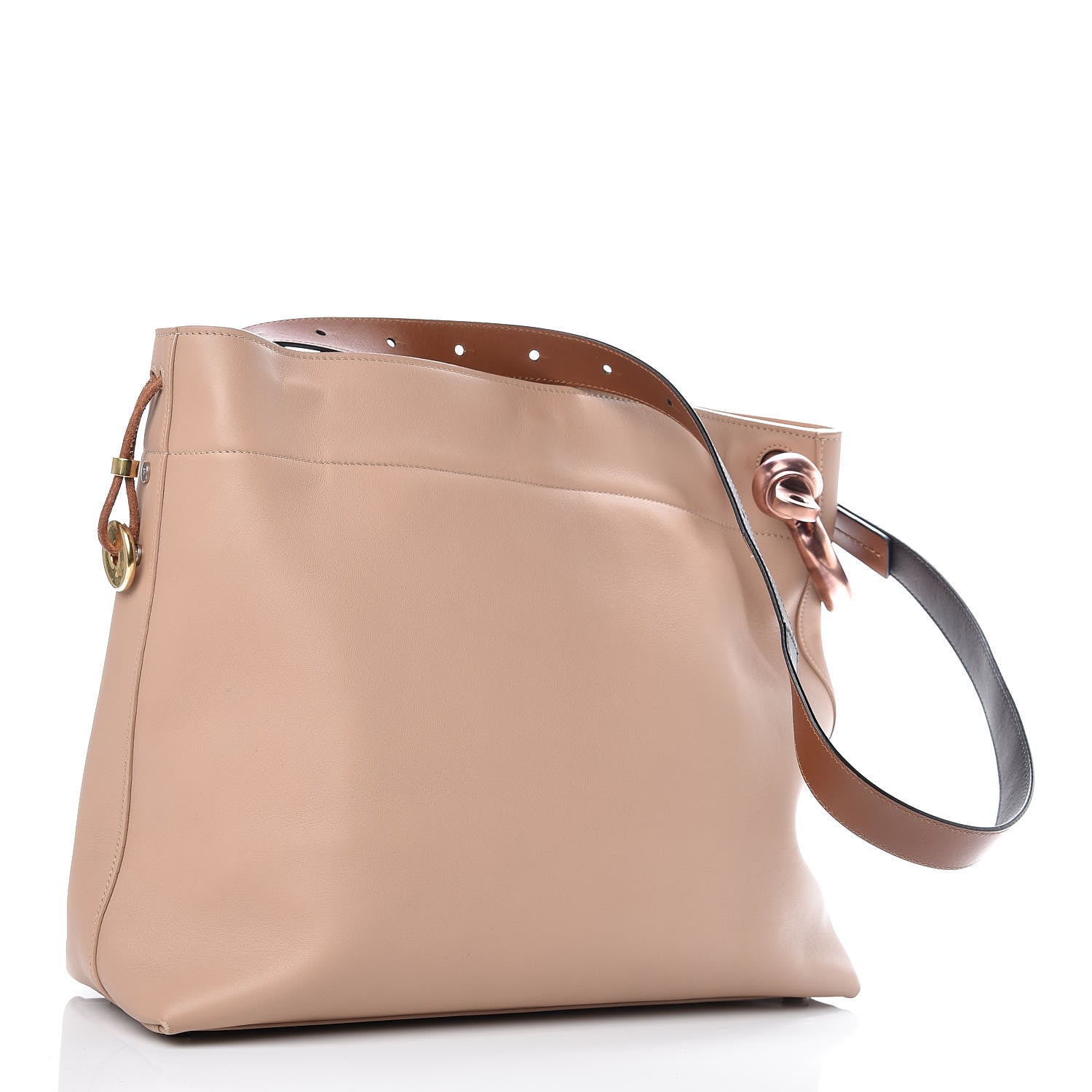 Tom Ford Calfskin Fisherman Hook Drawstring Hobo Bag Blush Nude 3 of 12