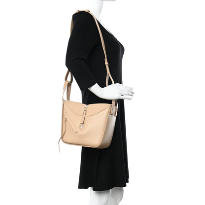 Loewe Satin Calfskin Compact Hammock Shoulder Bag Nude 2 of 10