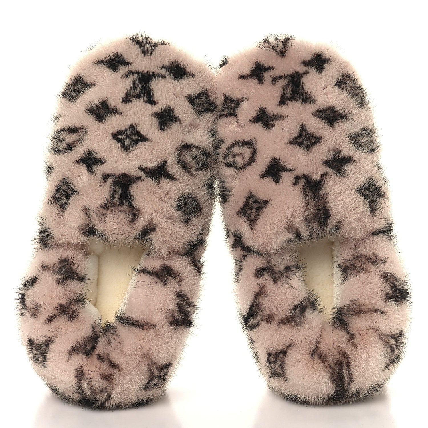 Louis Vuitton Mink Fur Dreamy Flat Loafer 38 Pink 2 of 8