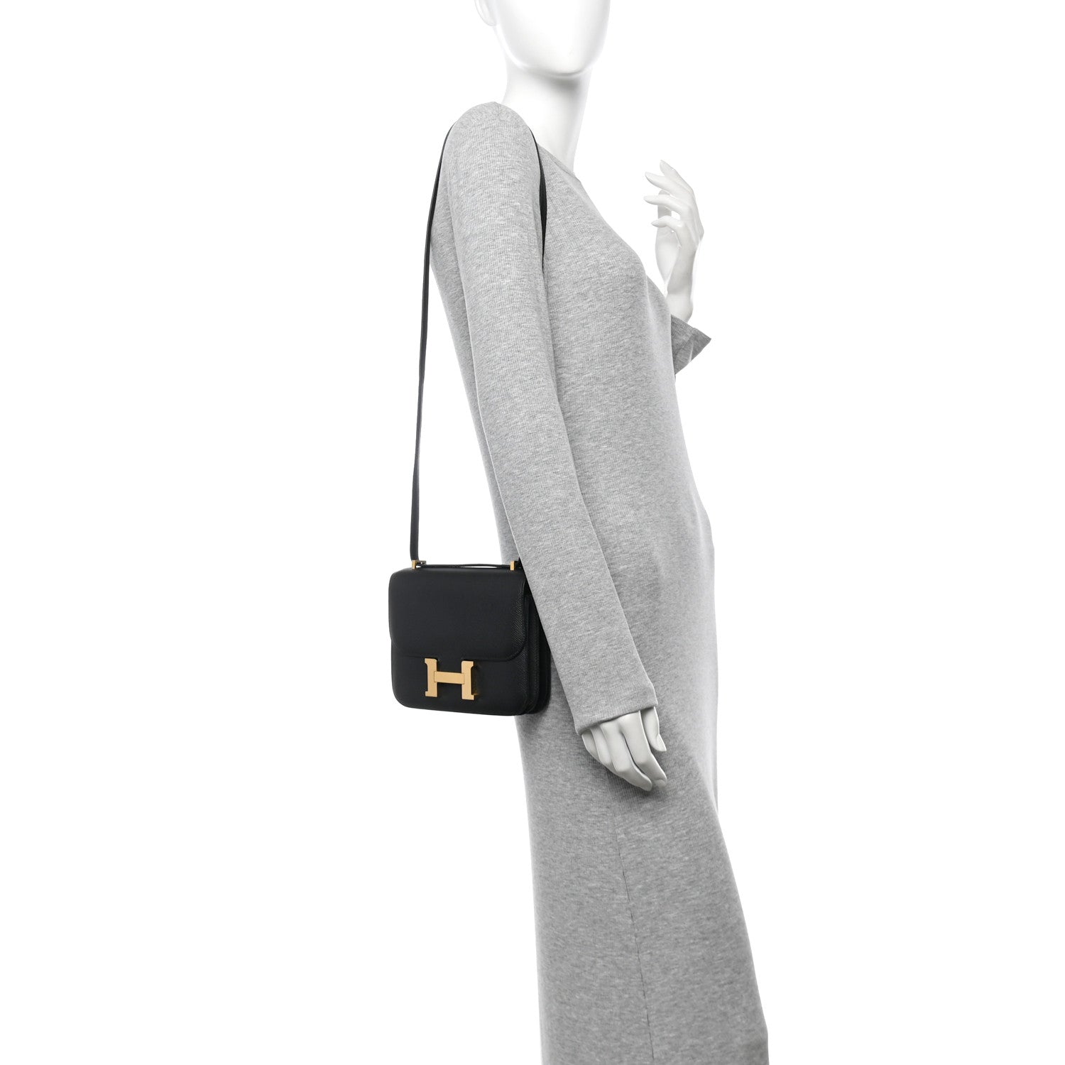 Hermes Epsom Constance 18 Black 2 of 10