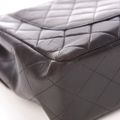Chanel Lambskin Quilted Jumbo Single Flap Black 15 of 20