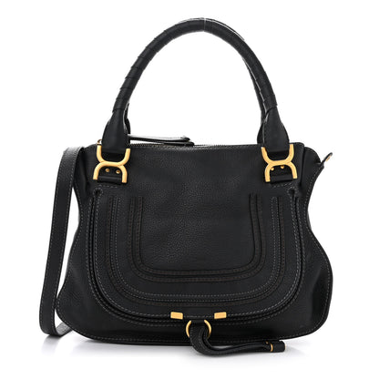 Chloe Calfskin Medium Marcie Satchel Black 1 of 13