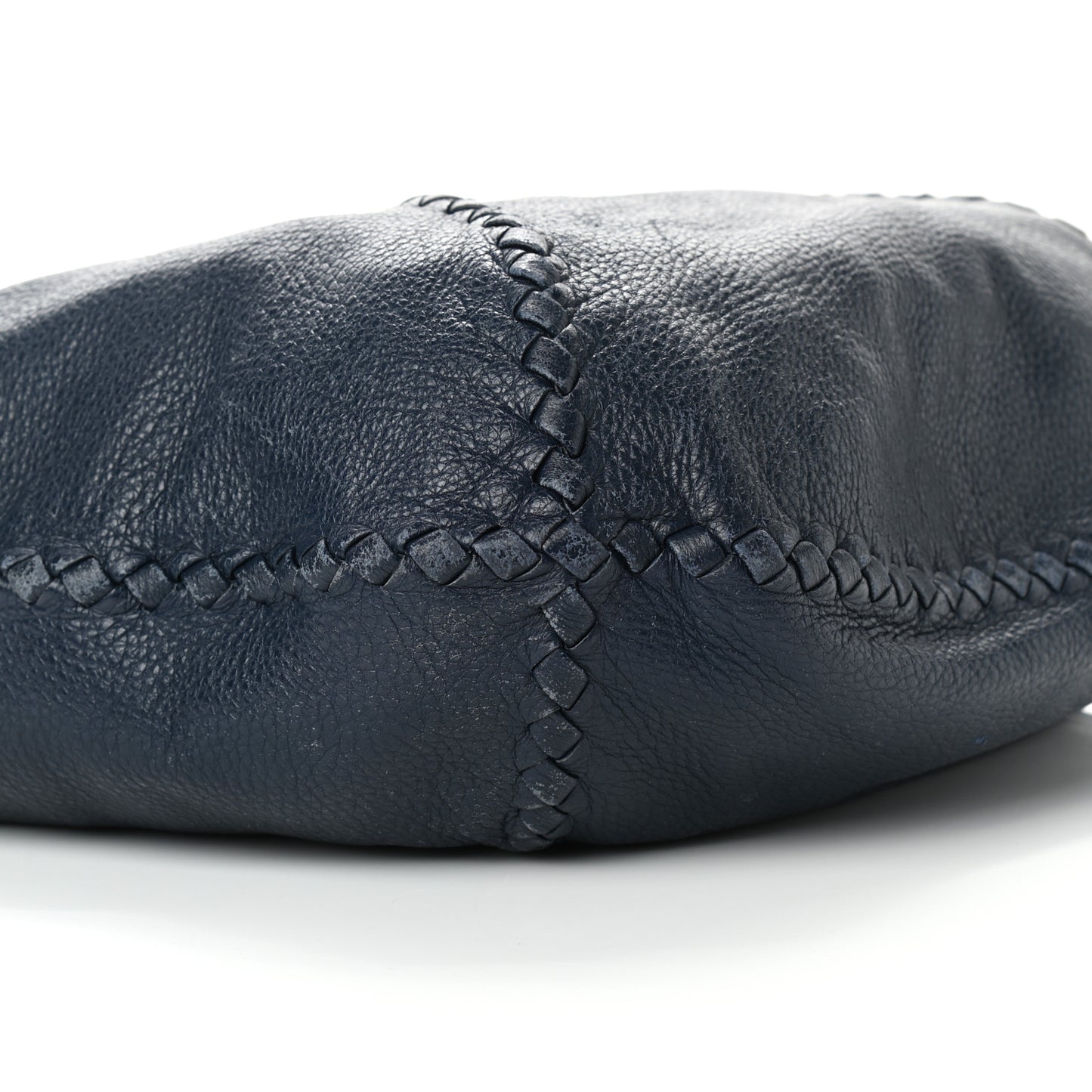 Cervo Deerskin Large Hobo China Blue