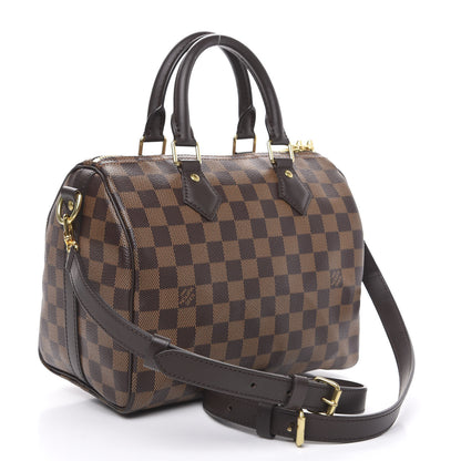 Louis Vuitton Damier Ebene Speedy Bandouliere 25 2 of 10