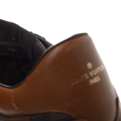 Louis Vuitton Calfskin Damier Ebene Harlem Sneakers 8 9 of 9