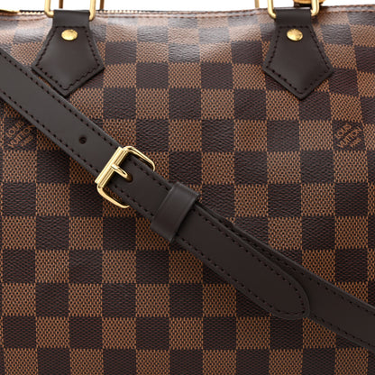 Louis Vuitton Damier Ebene Speedy Bandouliere 30 8 of 11