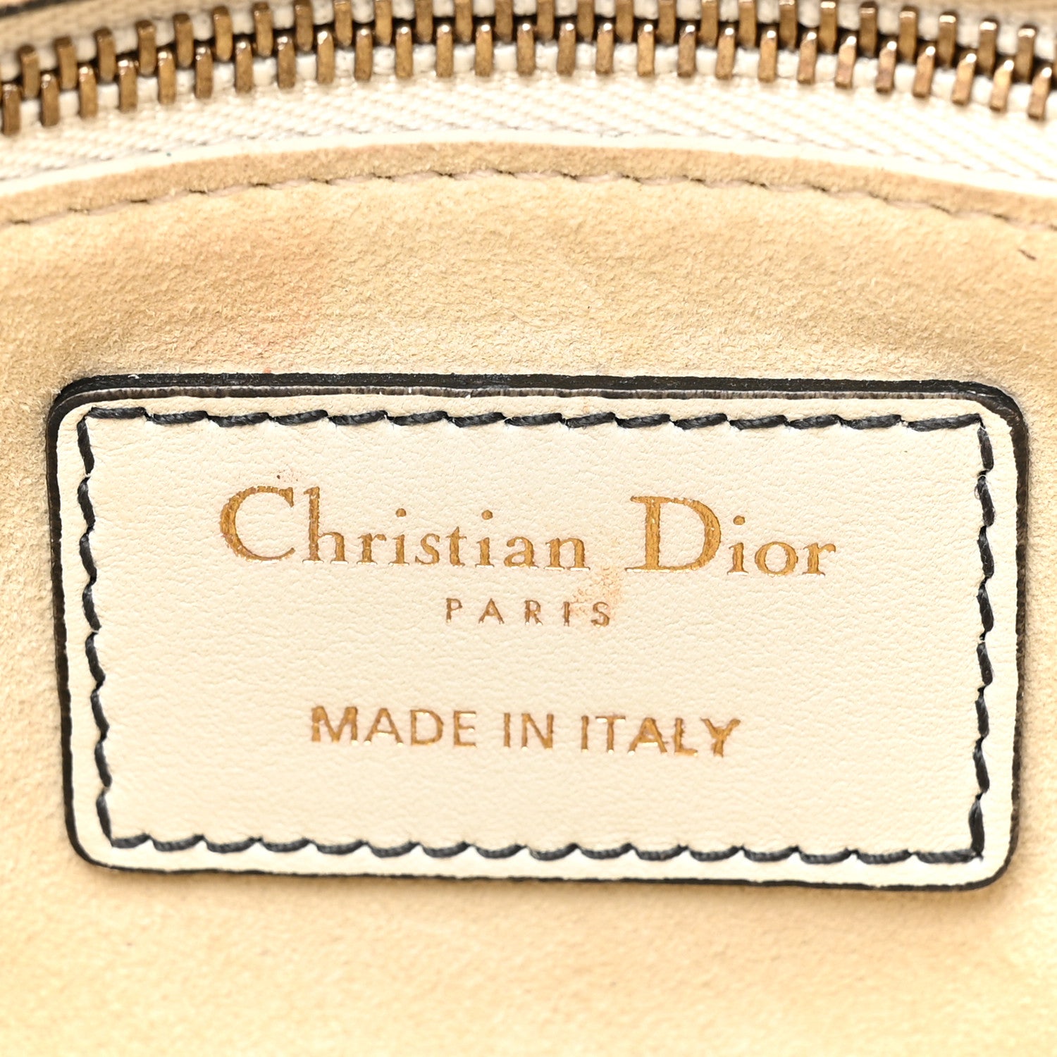 Christian Dior Calfskin Wheel of Fortune Medium Lady Dior Off White 6 of 20