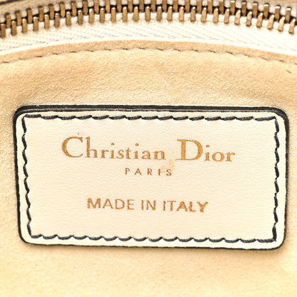 Christian Dior Calfskin Wheel of Fortune Medium Lady Dior Off White 6 of 20
