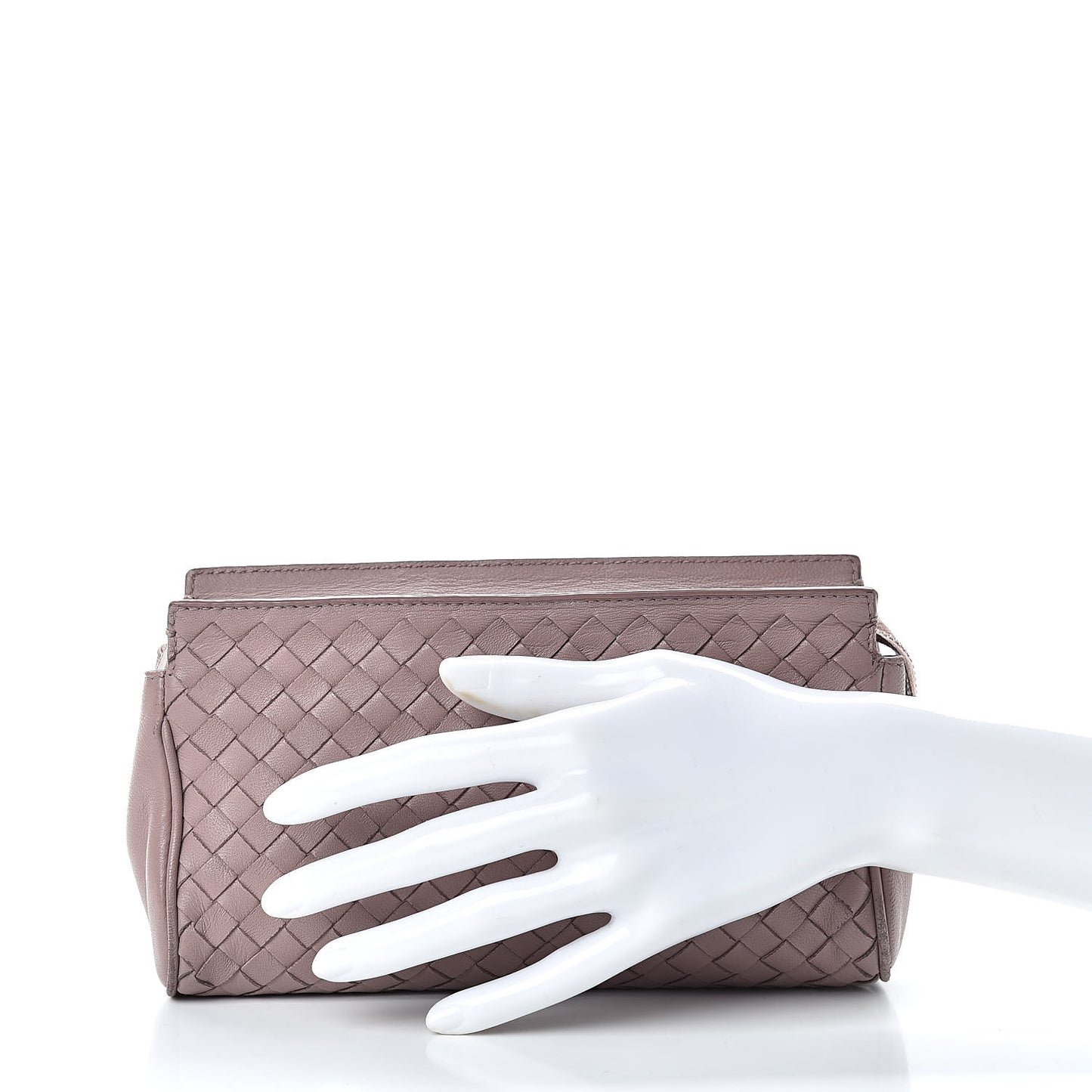 Nappa Intrecciato Cosmetic Case Desert Rose