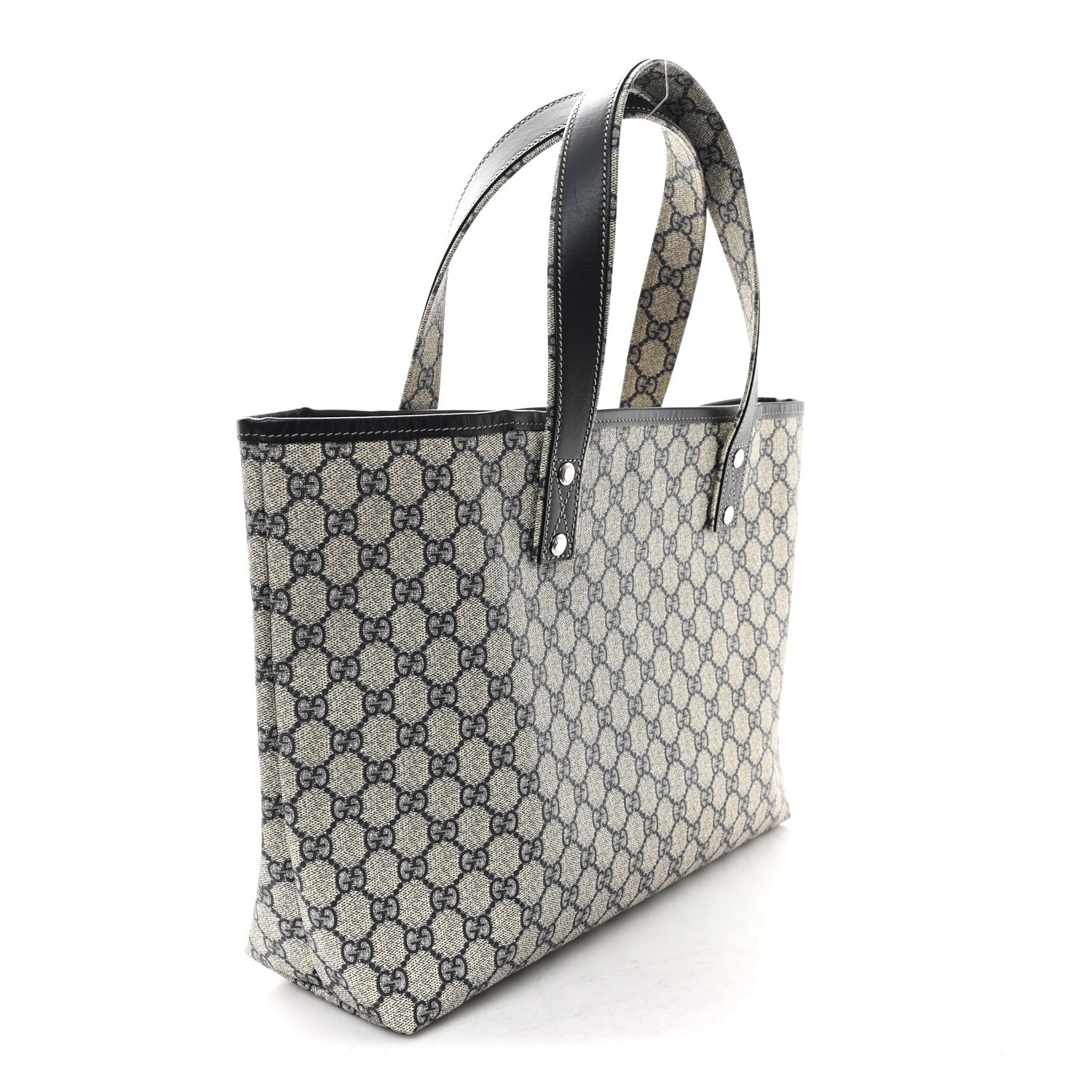 Gucci GG Plus Monogram Medium Signature Web Loop Tote Navy 3 of 10