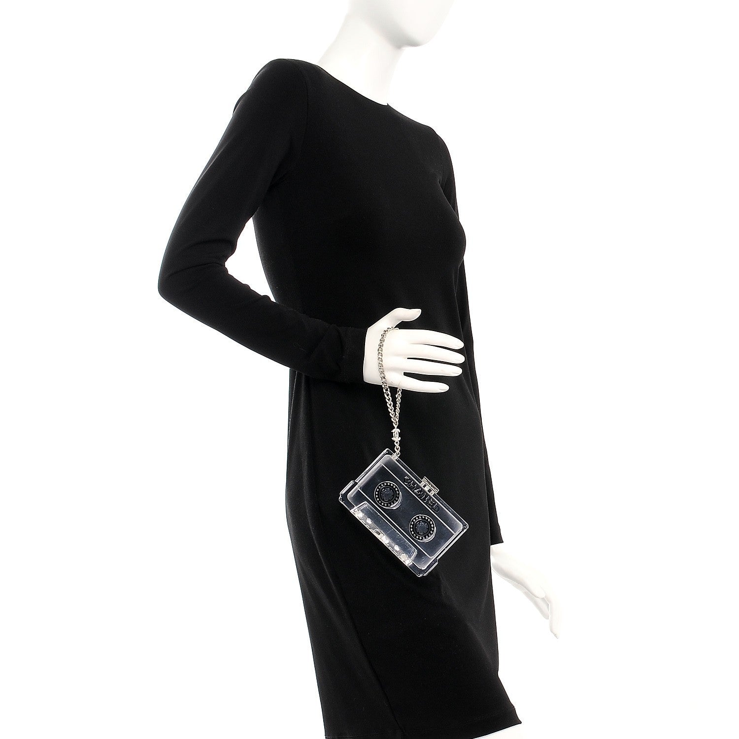 Chanel Lucite Cassette Clutch 2 of 8