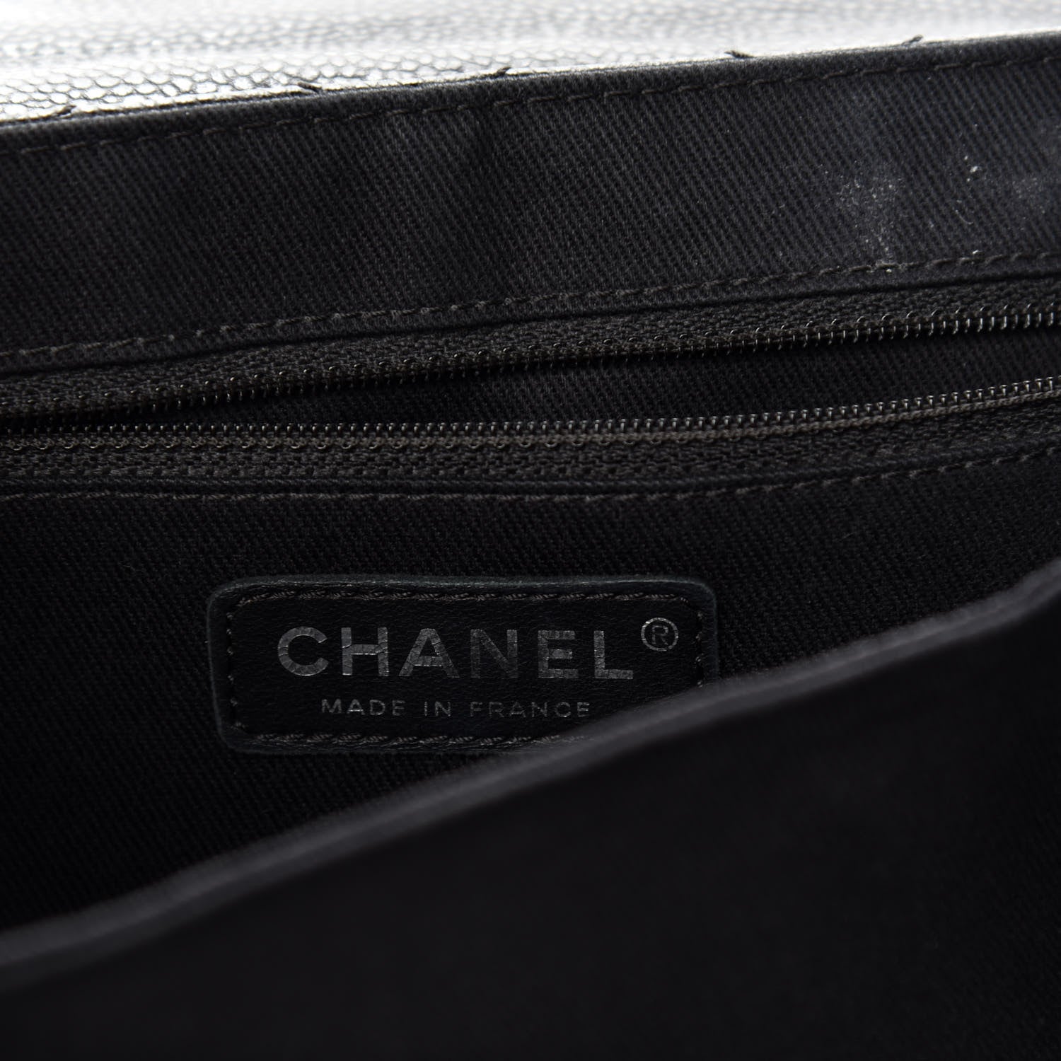 Chanel Caviar Quilted Timeless Accordion Flap Black 9 of 11