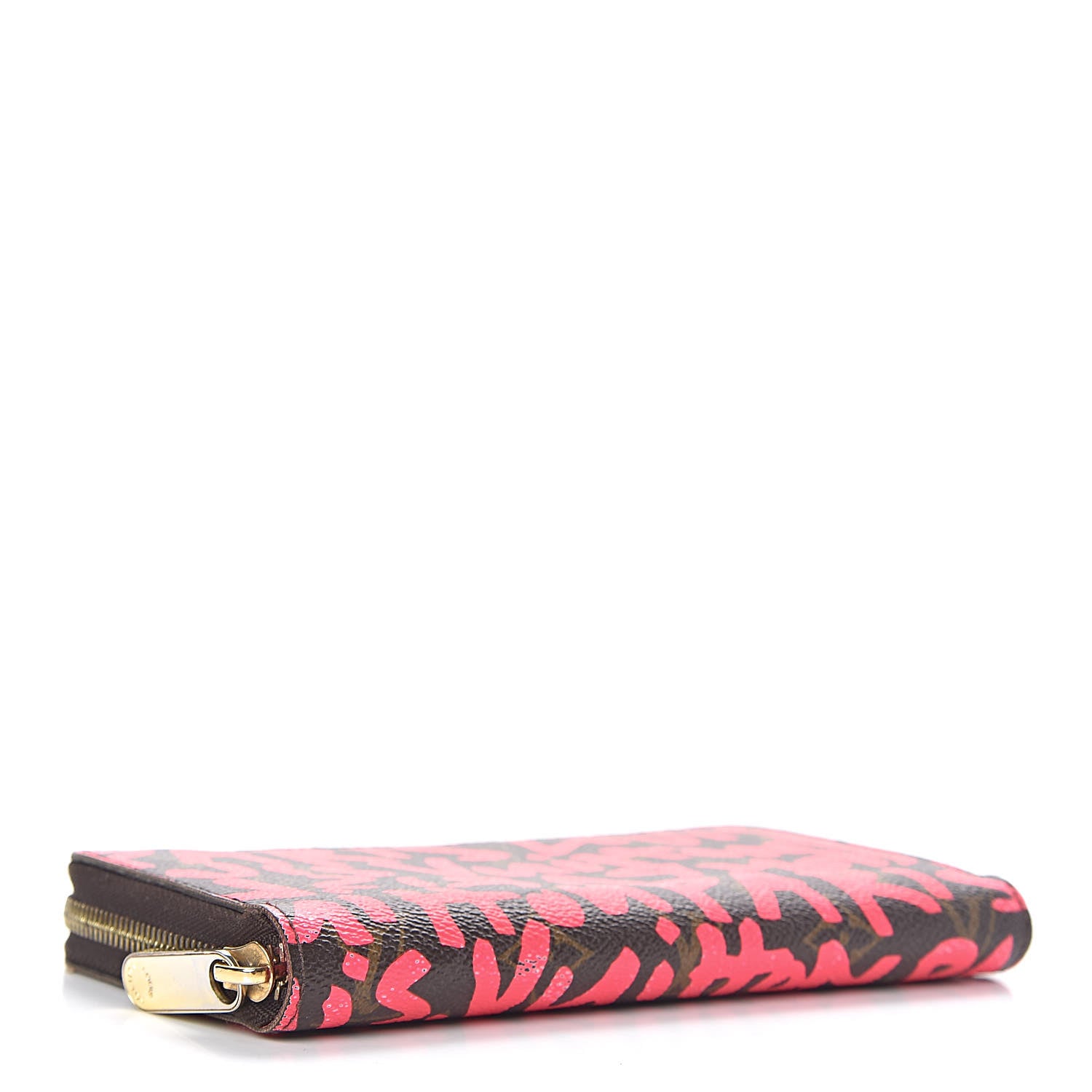 Louis Vuitton Monogram Graffiti Zippy Wallet Fuchsia 4 of 9
