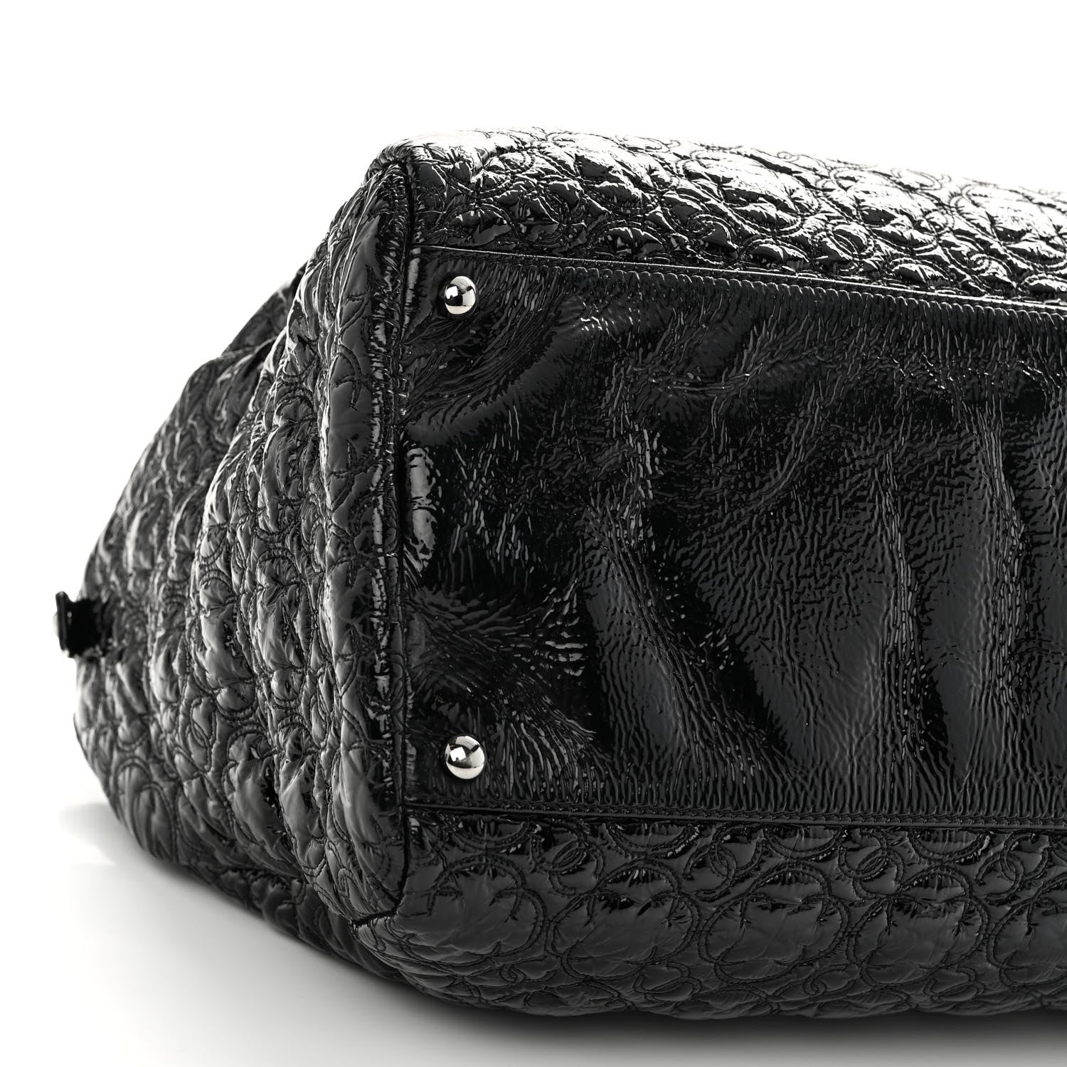 Chanel Vinyl Rock in Moscow Tote Black 11 of 12