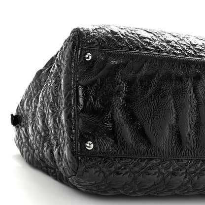 Chanel Vinyl Rock in Moscow Tote Black 11 of 12