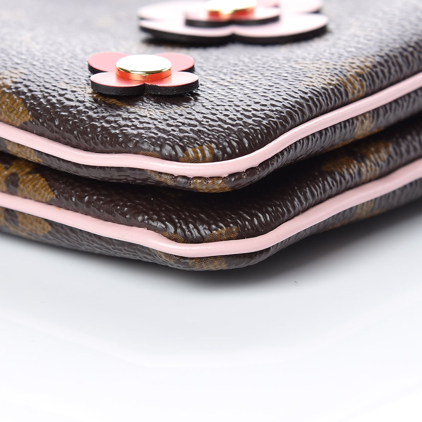 Monogram Blooming Flowers Double Zip Pochette
