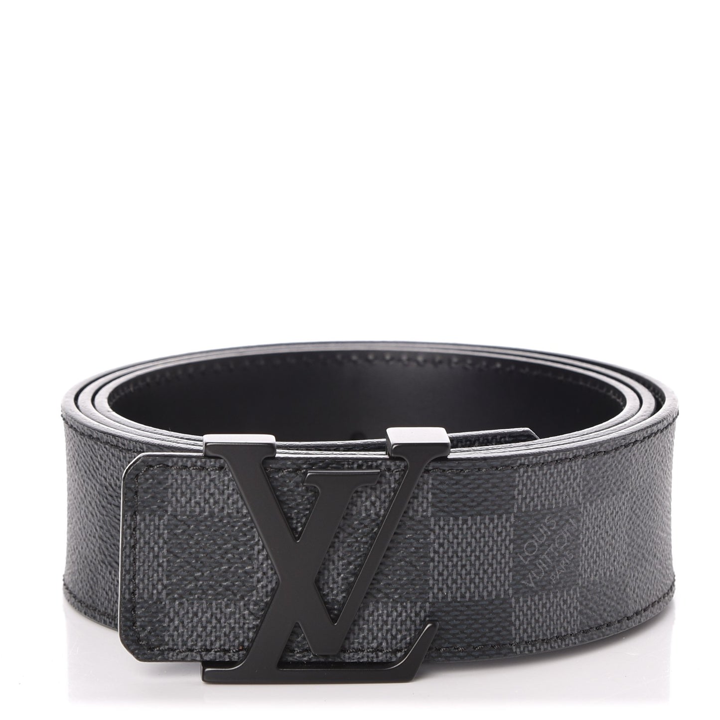 Damier Graphite 40mm LV Initiales Belt 100 40