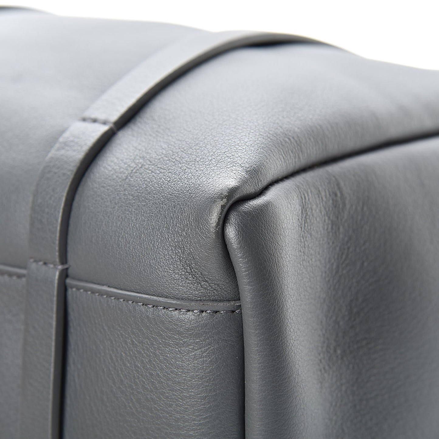 Calfskin XS Everyday Tote Grey Black