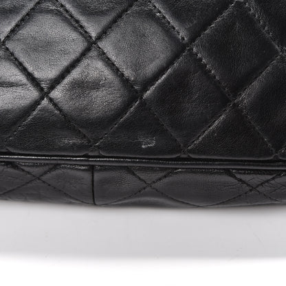 Chanel Lambskin Quilted CC Tassel Camera Case Black 10 of 11