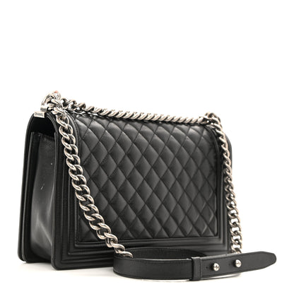 Chanel Caviar Quilted New Medium Boy Flap Black 3 of 14
