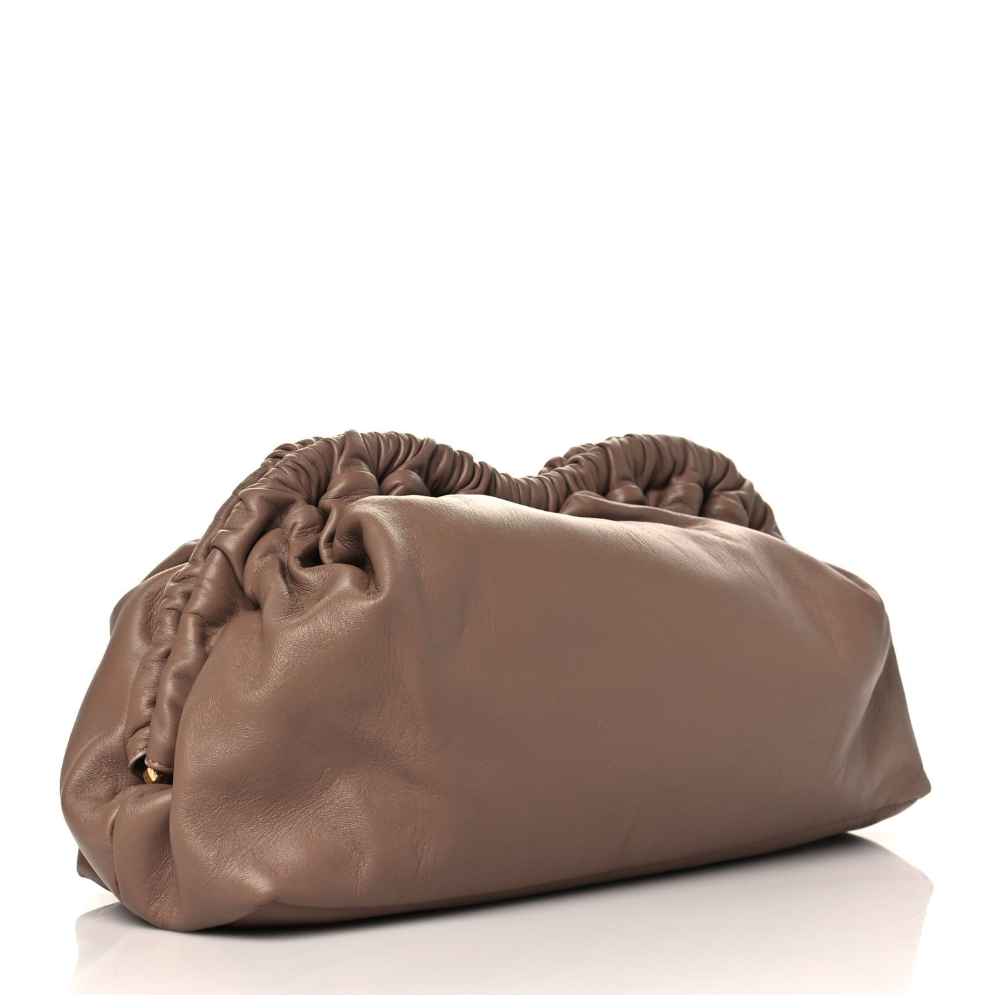 Lambskin Cloud Clutch Biscotto
