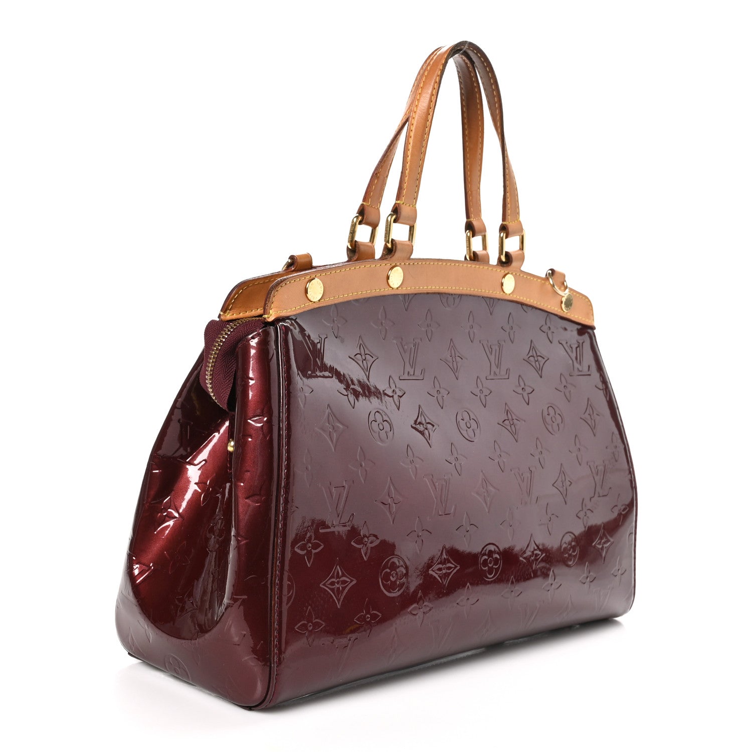 Louis Vuitton Vernis Brea MM Rouge Fauviste 3 of 11