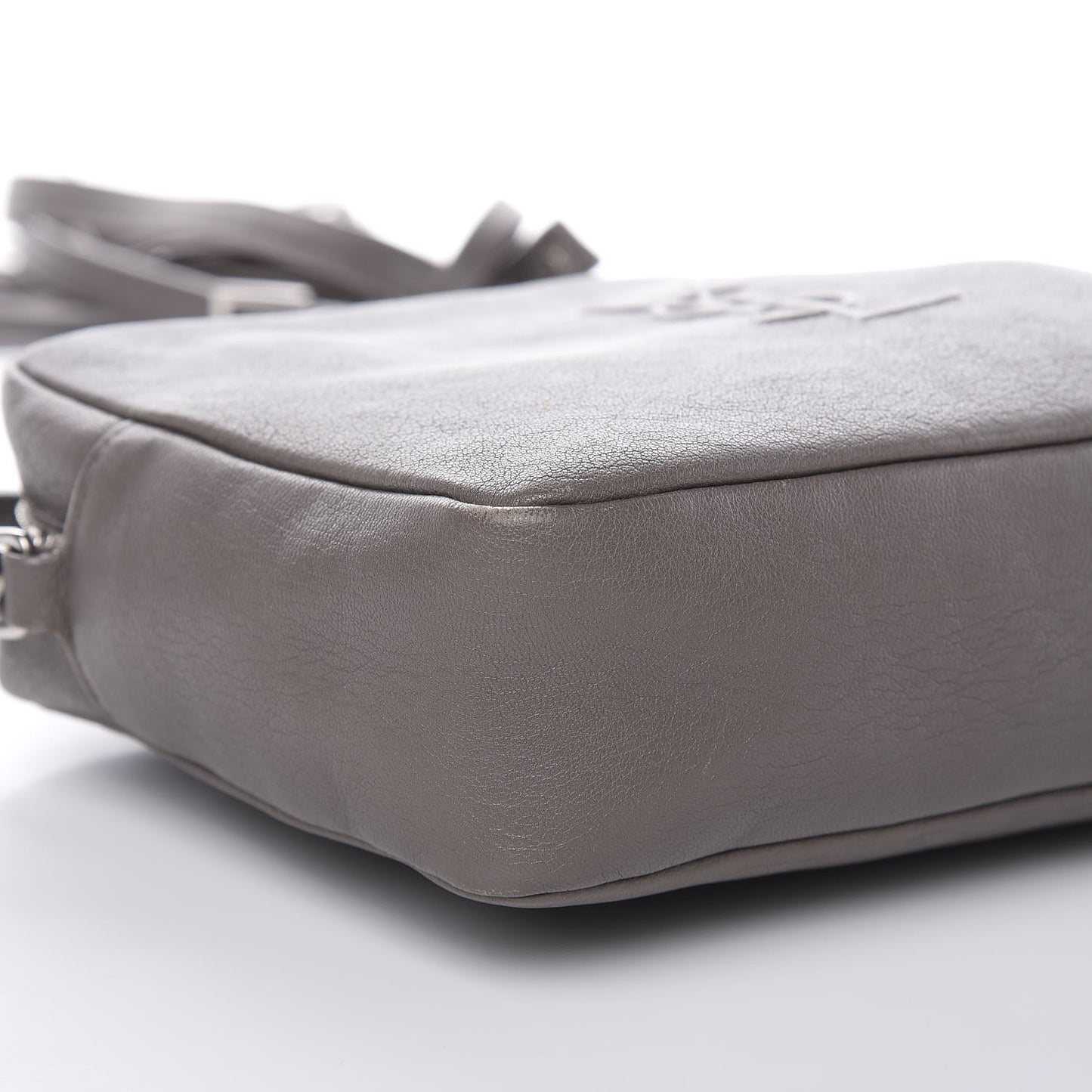 Lambskin Monogram Small Lou Camera Bag Asphalt
