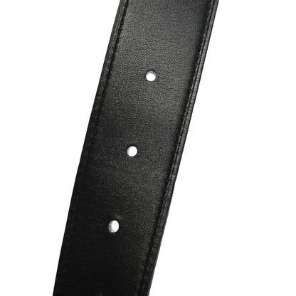 Hermes Box Togo 32mm Guilloche H Belt 80 Black Etoupe 5 of 6