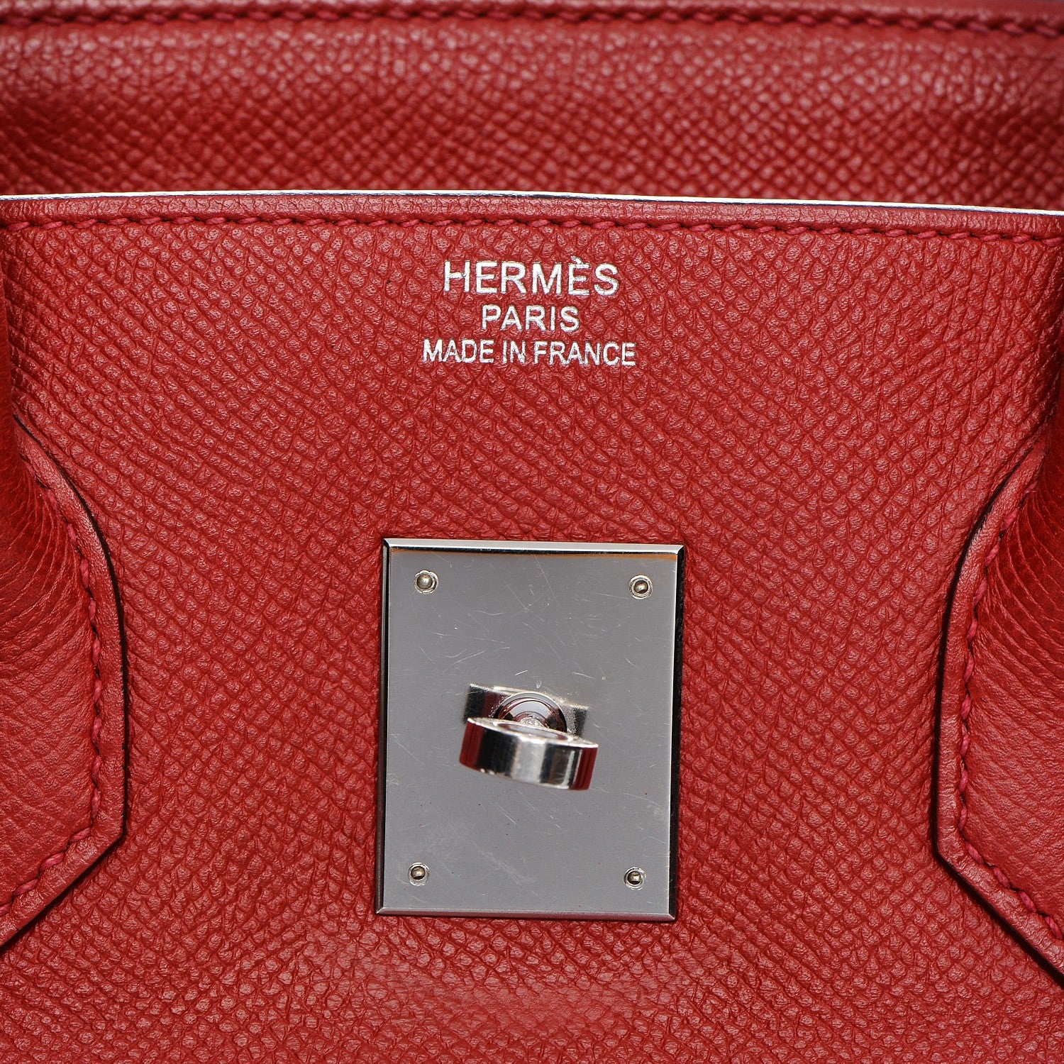 Hermes Epsom Birkin 35 Rouge Casaque 23 of 27