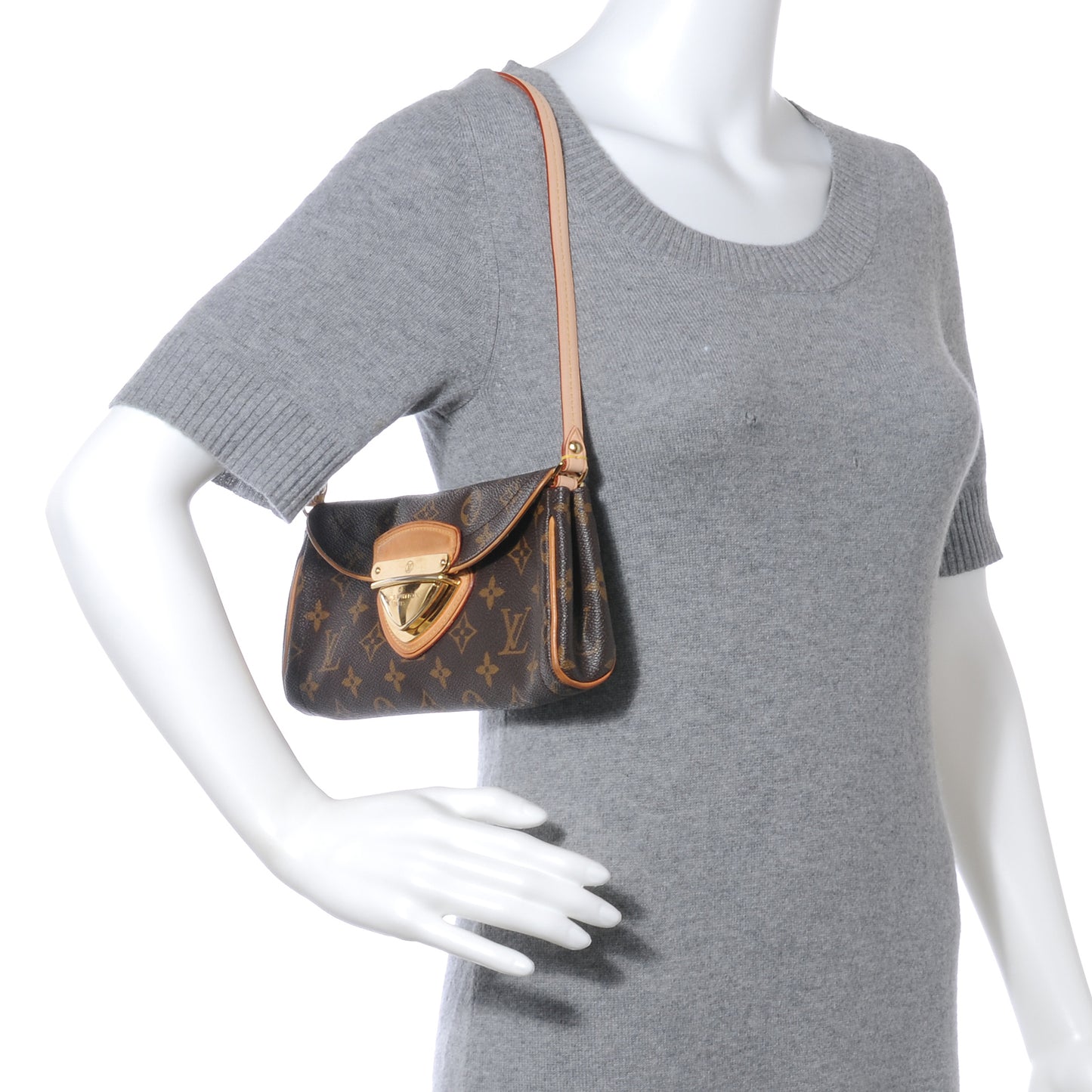 Monogram Beverly Clutch