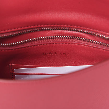 Celine Grained Calfskin Small Trotteur Dark Pink 7 of 10