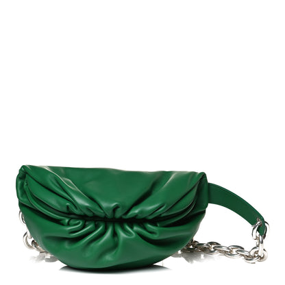 Bottega Veneta Nappa The Belt Chain Pouch Racing Green 1 of 15