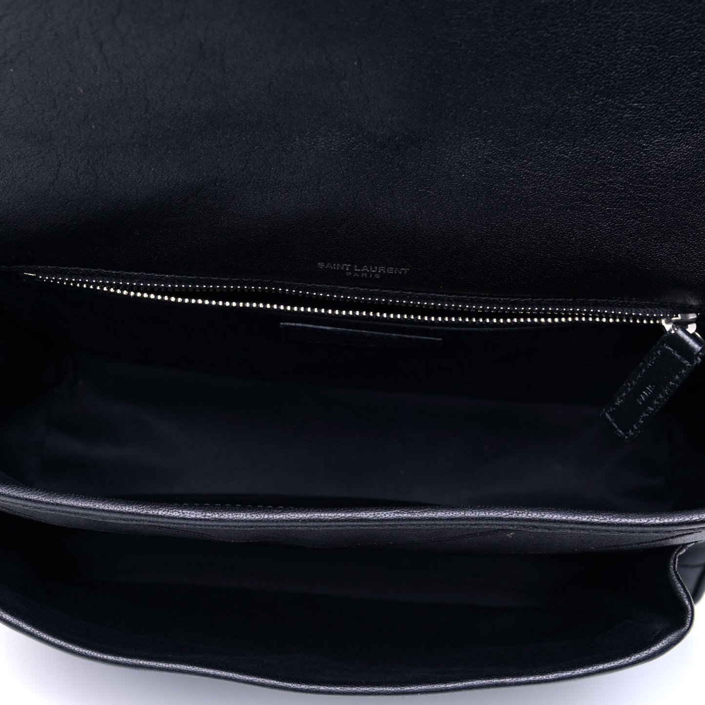 Lambskin Matelasse Monogram Microstud Medium Niki Chain Satchel Black