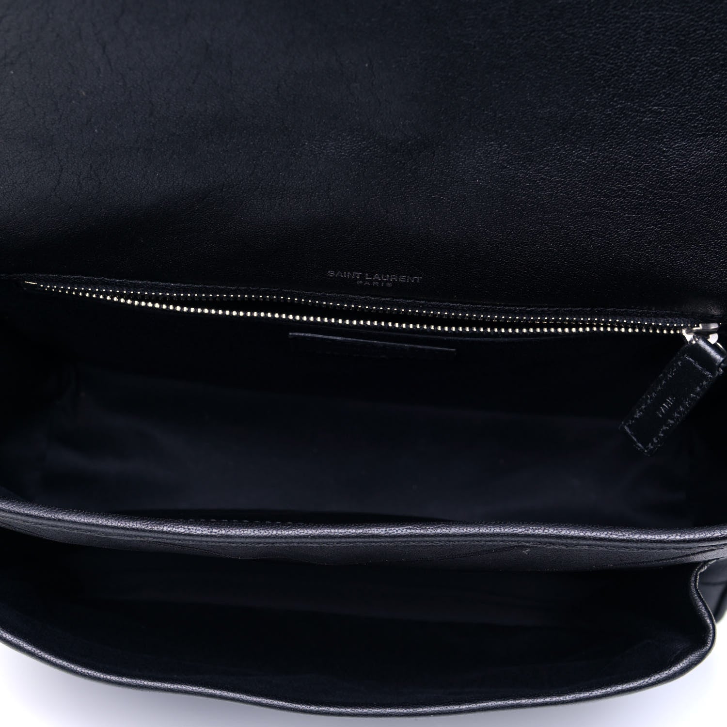 Saint Laurent Lambskin Matelasse Monogram Microstud Medium Niki Chain Satchel Black 6 of 7