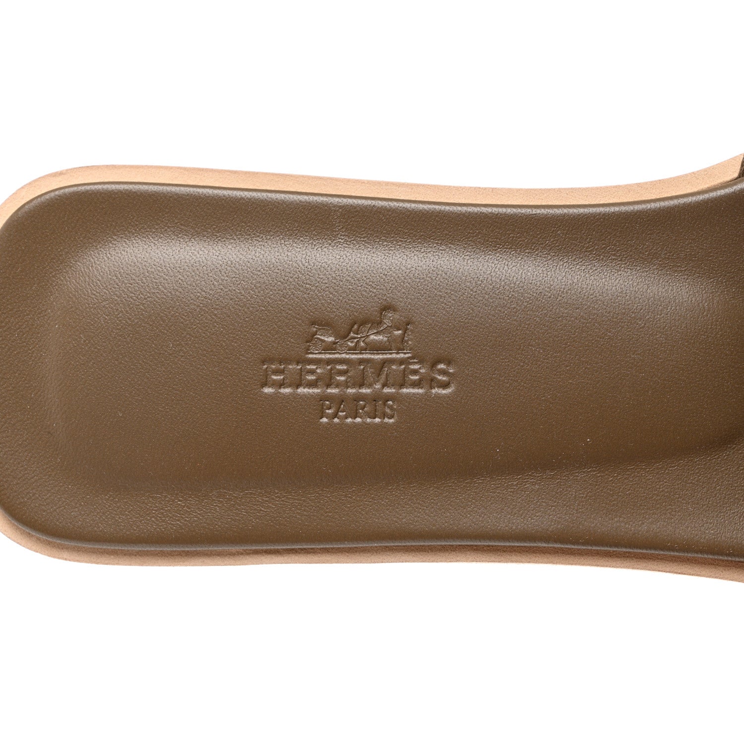 Hermes Epsom Oran Sandals 39 Etoupe 8 of 9