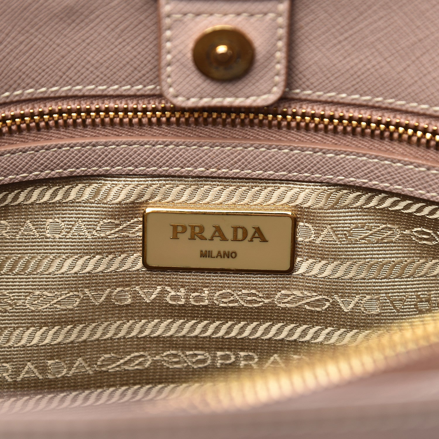 Prada Saffiano Lux Medium Tote Cammeo 6 of 14