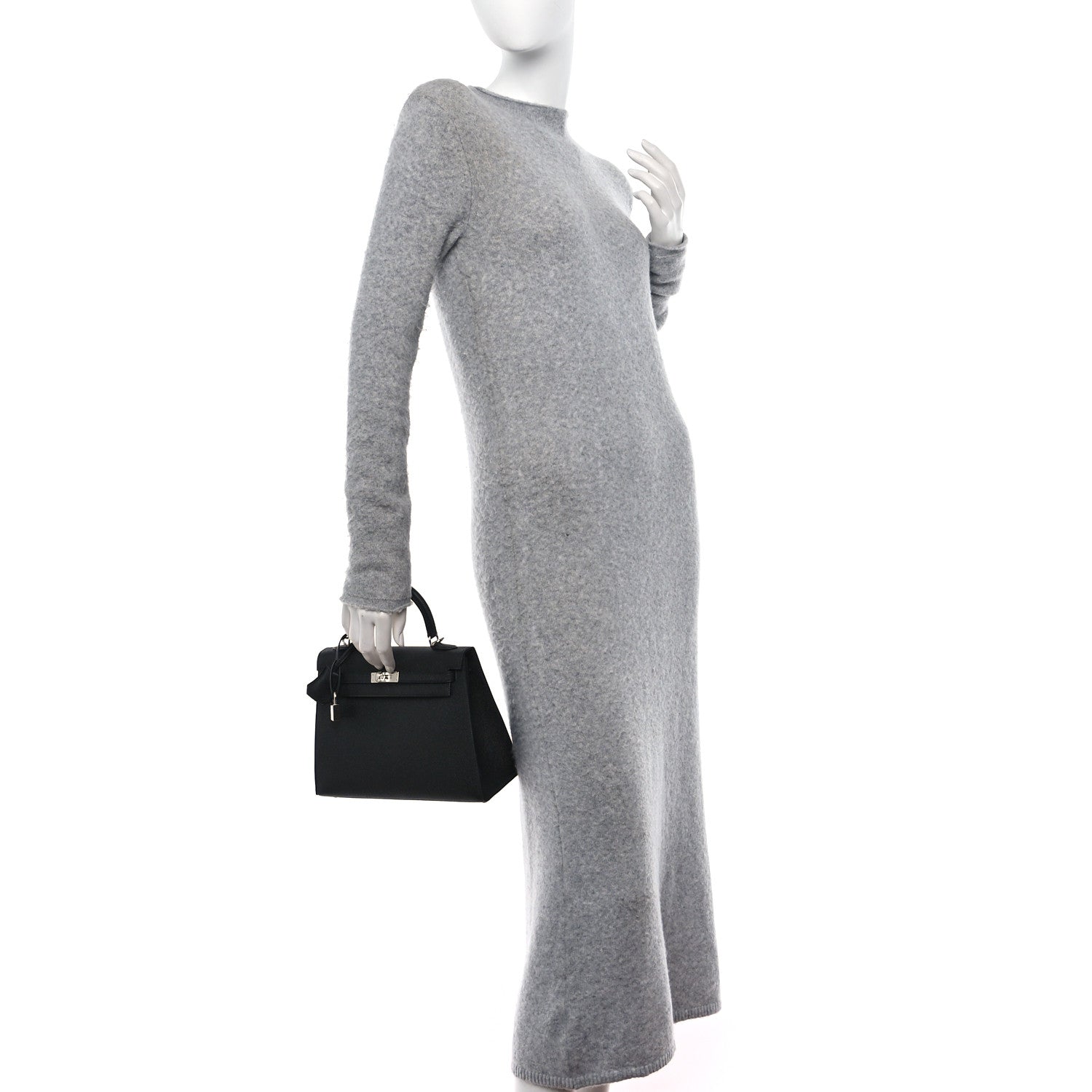 Hermes Epsom Kelly Sellier 25 Black 2 of 12