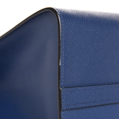 Prada Saffiano Cuir Calfskin Medium Monochrome Top Handle Tote Bluette 10 of 11