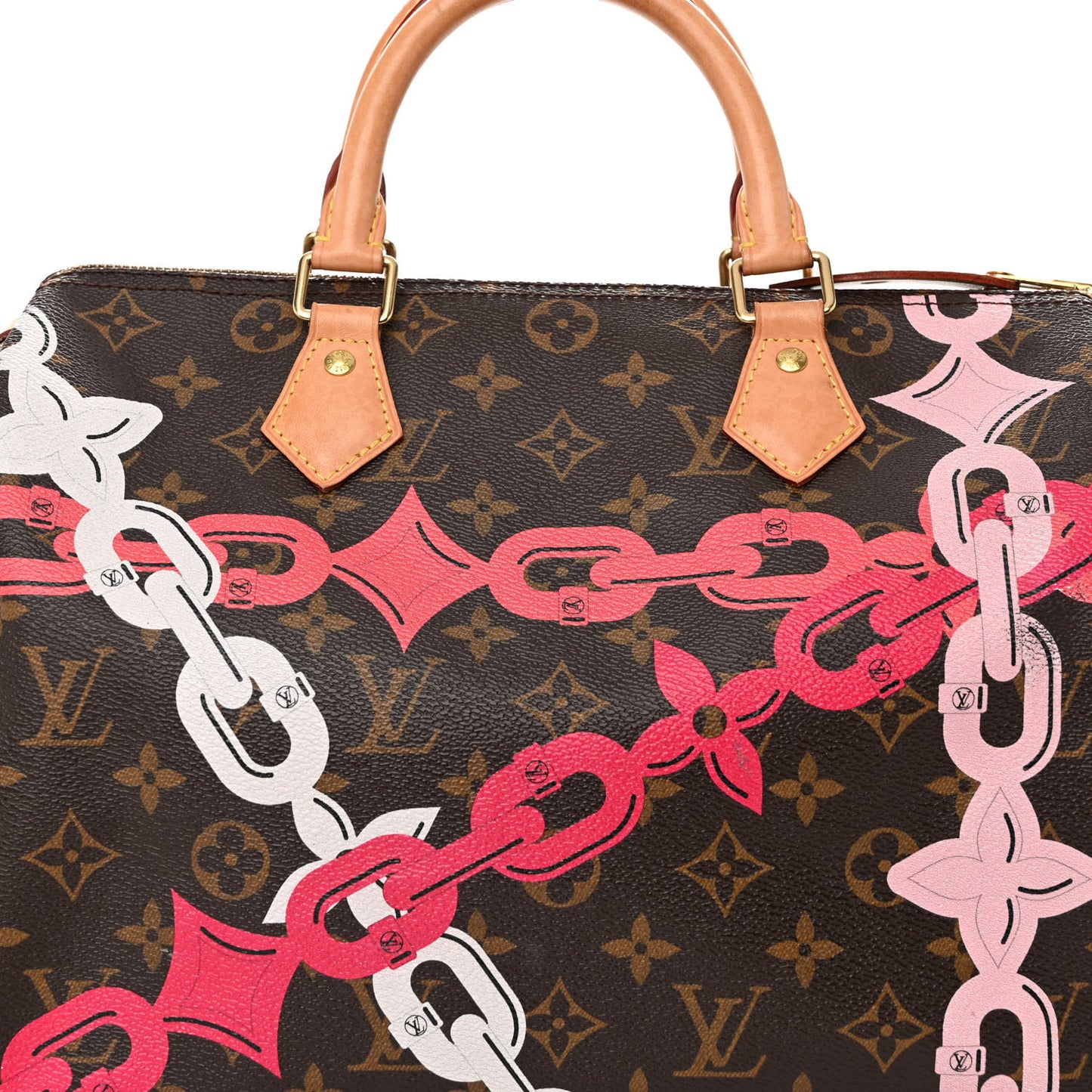 Monogram Bay Speedy 30 Rose Ballerine Poppy