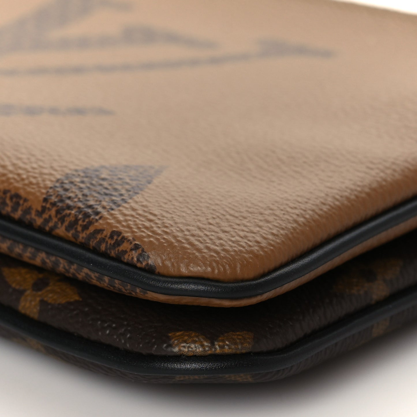Reverse Monogram Giant Double Zip Pochette