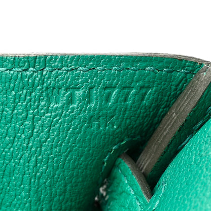 Hermes Togo Birkin 25 Vert Vertigo 7 of 11