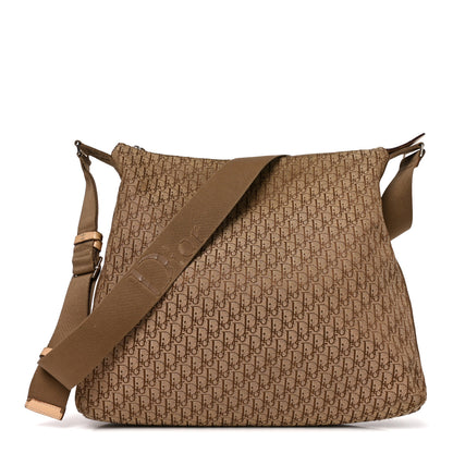 Christian Dior Canvas Diorissimo Large Messenger Bag Brown Beige 1 of 10