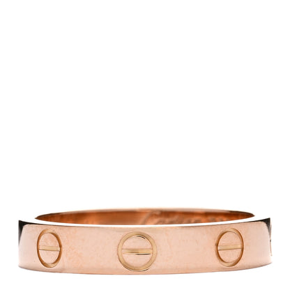 Cartier 18K Pink Gold 3.5mm LOVE Wedding Band Ring 52 6 1 of 3