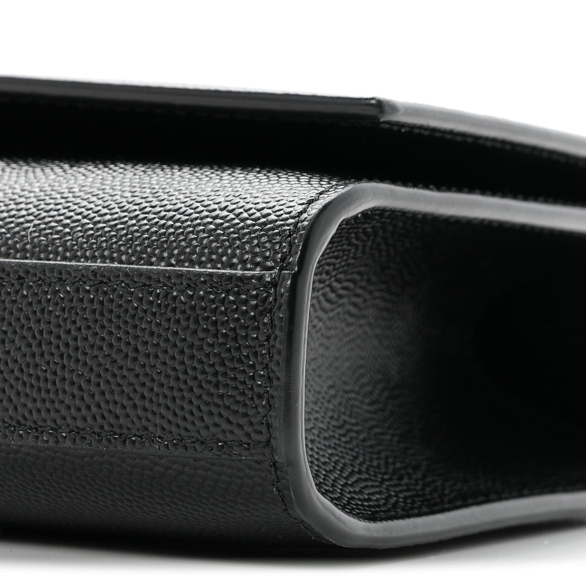 Saint Laurent Grain De Poudre Monogram Cassandre Clutch Black 10 of 11