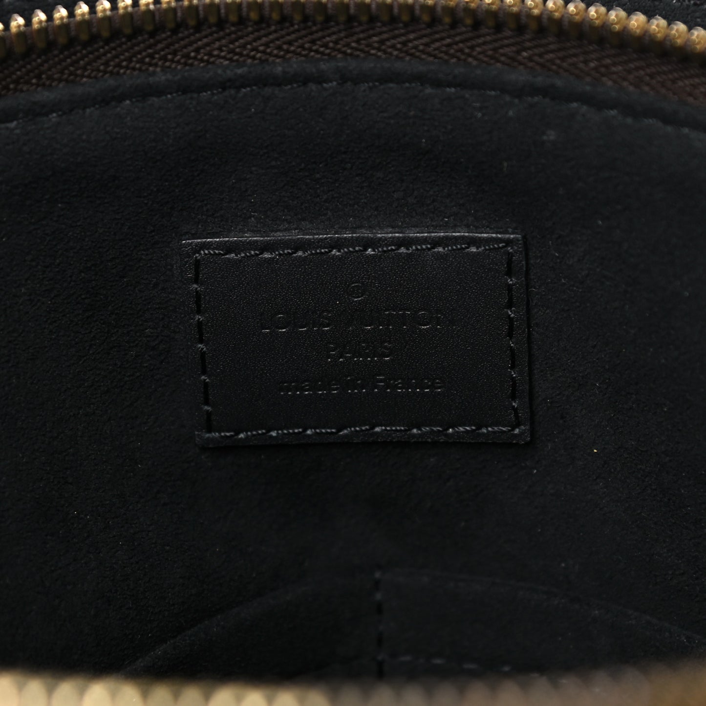 Monogram Flower Zipped Tote PM Black